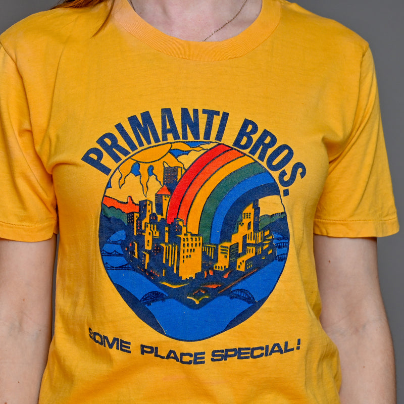 VINTAGE Primanti Bros Pittsburgh 70s Soft Tee AS IS