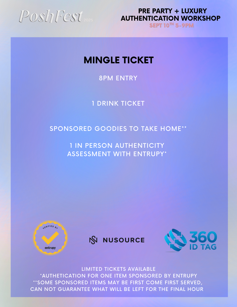 POSHFEST EVE PARTY + LUXURY AUTHENTICATION WORKSHOP 9/10/25 SAN JOSE