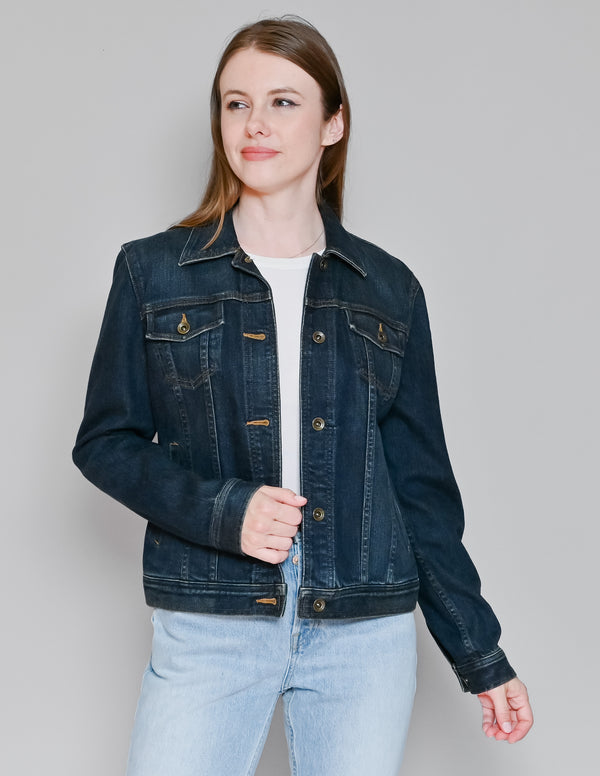 Ralph Lauren Jeans Premium Dark Wash Denim Jacket