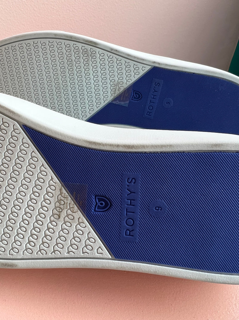 ROTHY’S Island Blue The Slip On Sneaker New 9