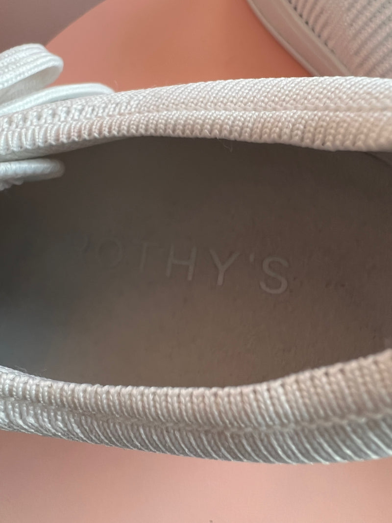 ROTHY’S Bright White The Lace Up Sneaker New in Box 8