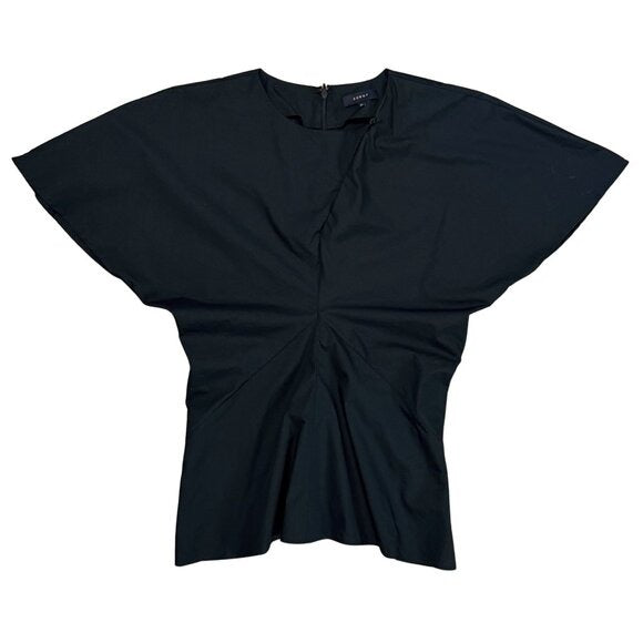 Soeur Embrun Midnight Blue Blouse Cotton $295 EUC Sz 36