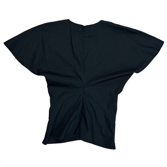 Soeur Embrun Midnight Blue Blouse Cotton $295 EUC Sz 36