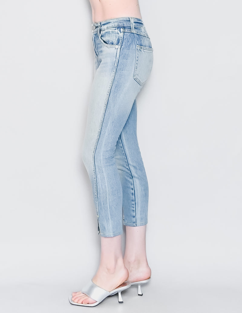 AMO Twist Skinny Crop Jeans in Sweet Cheeks (26)