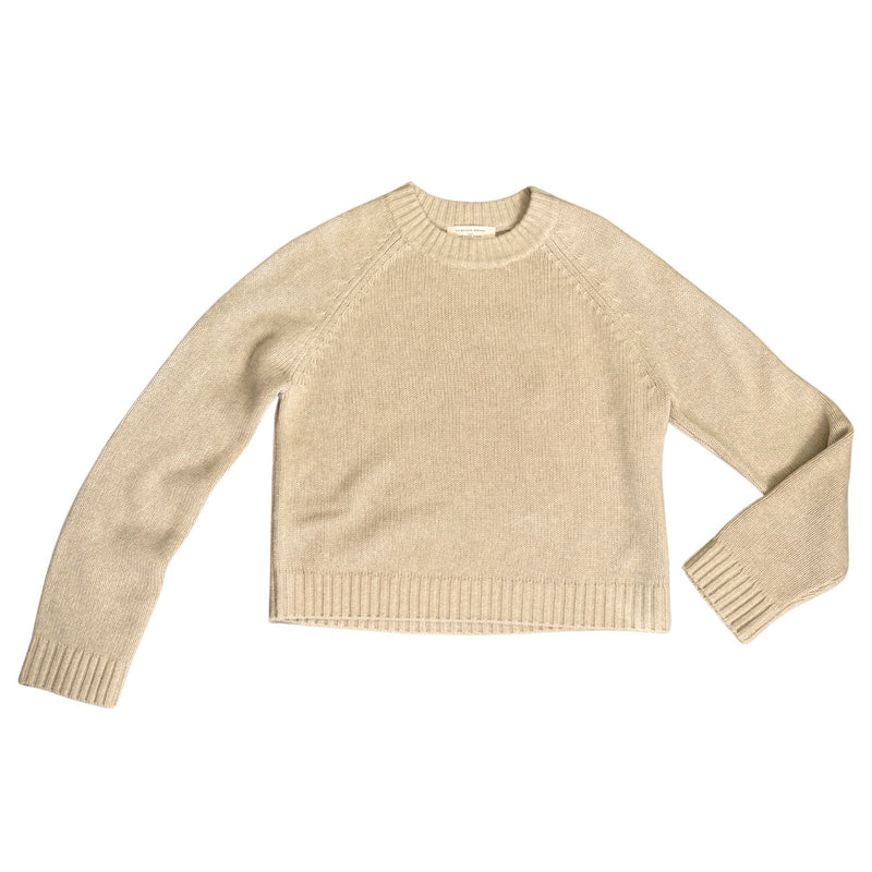 SEZANE Jason Jumper Natural Beige Yak Wool Sweater $210 Like New M