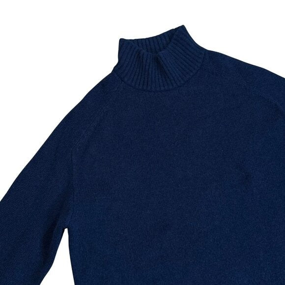 SEZANE Lauren Pull Over Marine Dark Blue Sweater Yak Wool NWT Medium