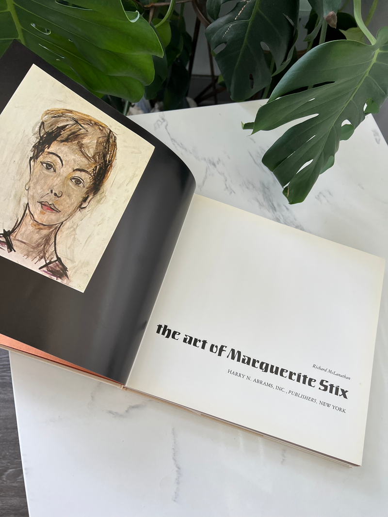 THE ART OF MARGUERITE STIX First Edition 1977 Vintage Art Coffee Table Book