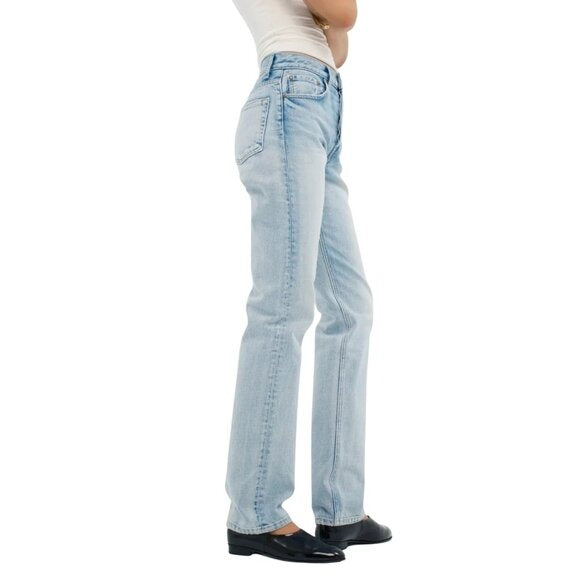 24. AFLALO Orwell Jean in Rigid Denim Salt Air $430 EUC Sz 27