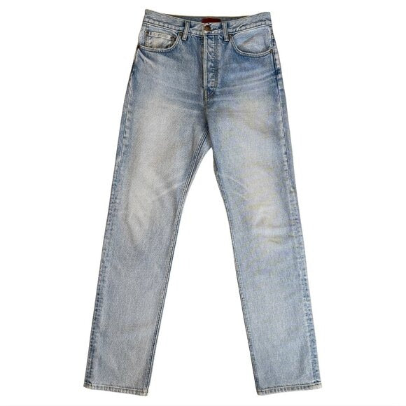 24. AFLALO Orwell Jean in Rigid Denim Salt Air $430 EUC Sz 27