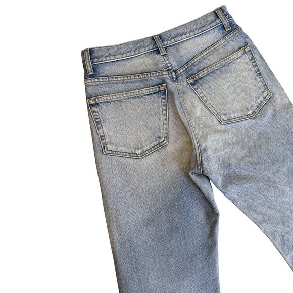 24. AFLALO Orwell Jean in Rigid Denim Salt Air $430 EUC Sz 27