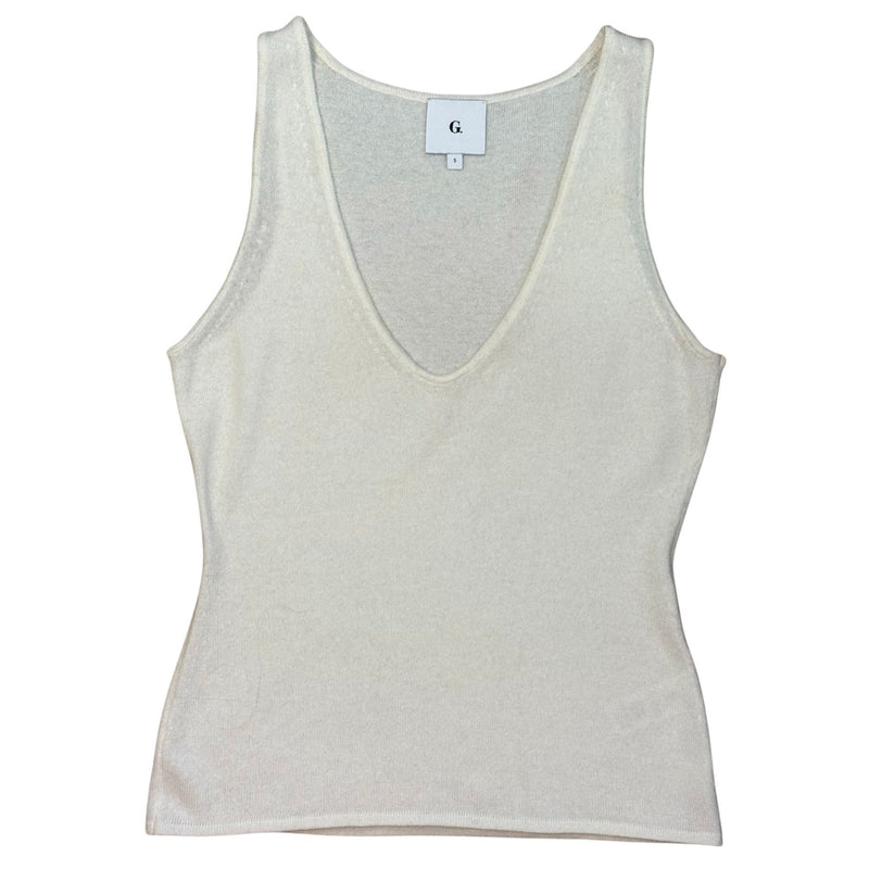 GWYN G. Label Goop Paloma Cashmere Tank Top $425 EUC S