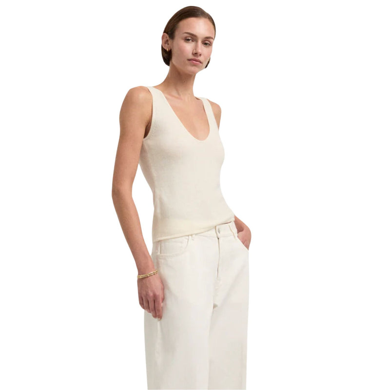 GWYN G. Label Goop Paloma Cashmere Tank Top $425 EUC S