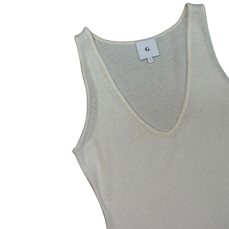 GWYN G. Label Goop Paloma Cashmere Tank Top $425 EUC S