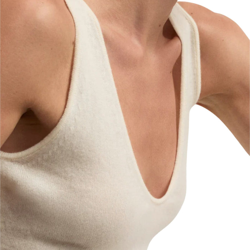 GWYN G. Label Goop Paloma Cashmere Tank Top $425 EUC S