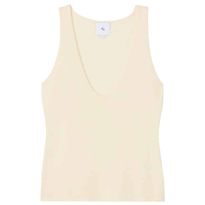 GWYN G. Label Goop Paloma Cashmere Tank Top $425 EUC S