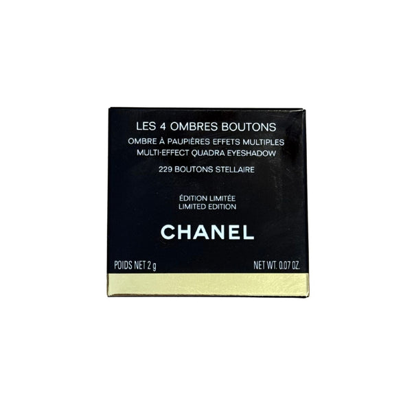CHANEL LES 4 OMBRES BOUTONS Eyeshadow 229 Stellaire NEW