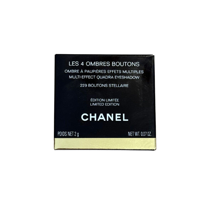 CHANEL LES 4 OMBRES BOUTONS Eyeshadow 229 Stellaire NEW