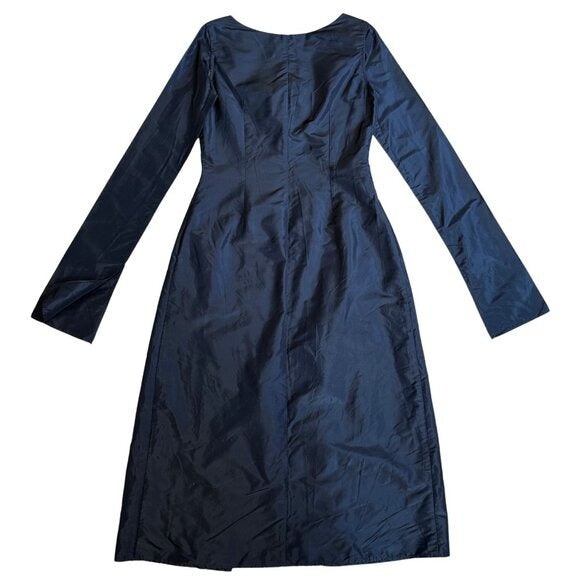 ESANT Cecil Long Black Blazer $1309 EUC Sz Medium