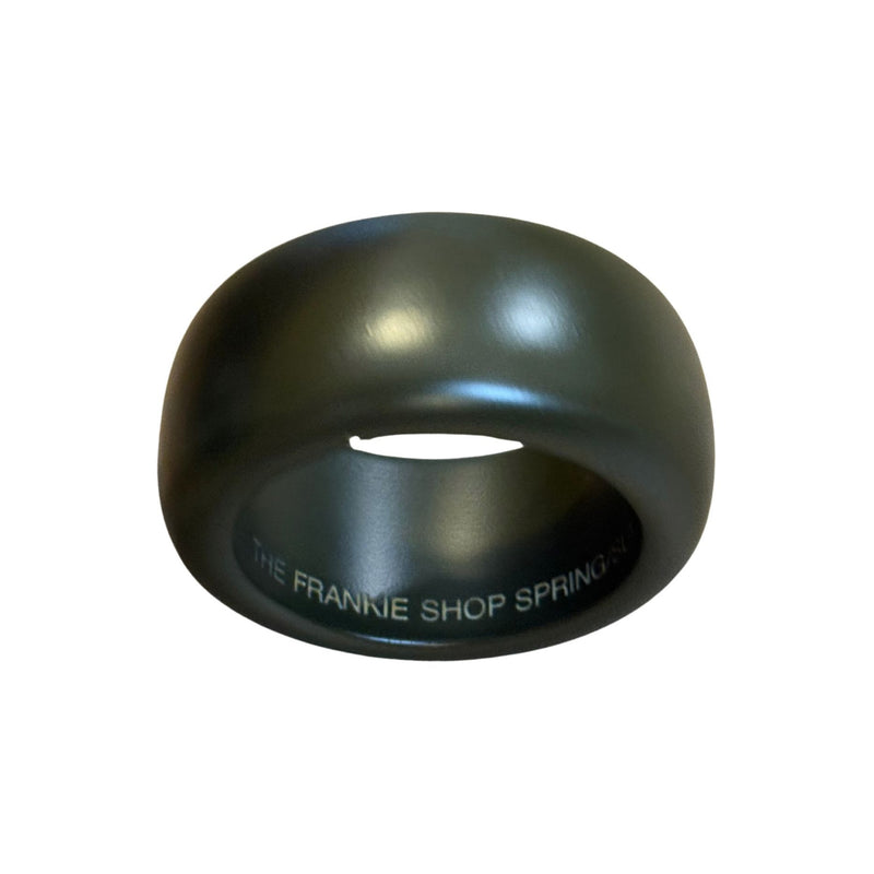 THE FRANKIE SHOP Matte Bangle Moss Green $133 EUC