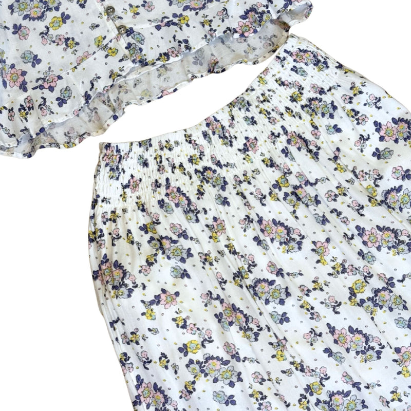 FREE PEOPLE Secret Garden Maxi Skirt Set $168 NWT XS