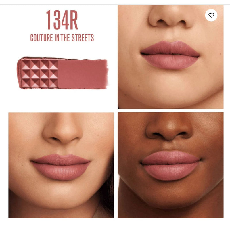 VALENTINO Spike Valentino Buttery Matte Lipstick 134R Couture in the Streets $48 NEW