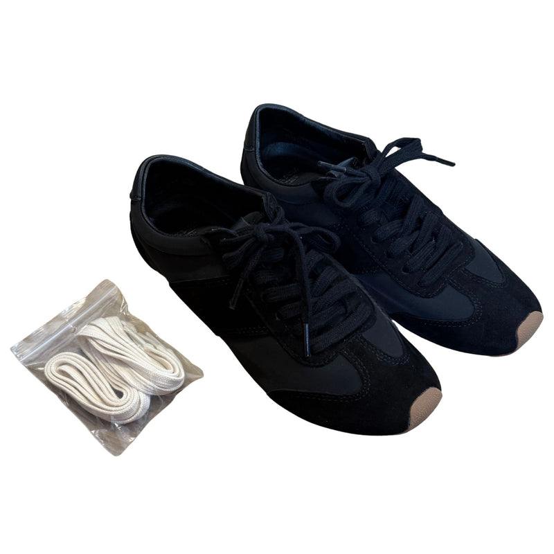 J. CREW X Alex Eagle Rec Sneakers Black Soft Shoes $198 EUC Sz 7