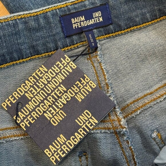 BAUM UND PFERDGARTEN Nicette Jeans Wide Leg Denim $159 NWT Sz 36