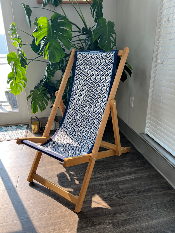 BURBERRY Riccardo Tisci SS21 VIP Blue Hammock Chair