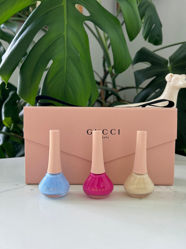 GUCCI 3pc Nail Polish Set