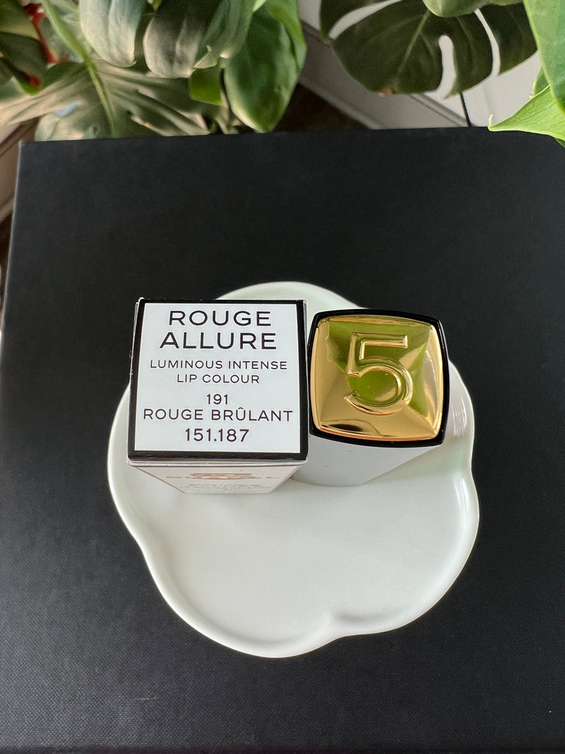 CHANEL No. 5 Rouge Allure Le Rouge Intense 191 Rouge Brûlant Luminous Lipstick