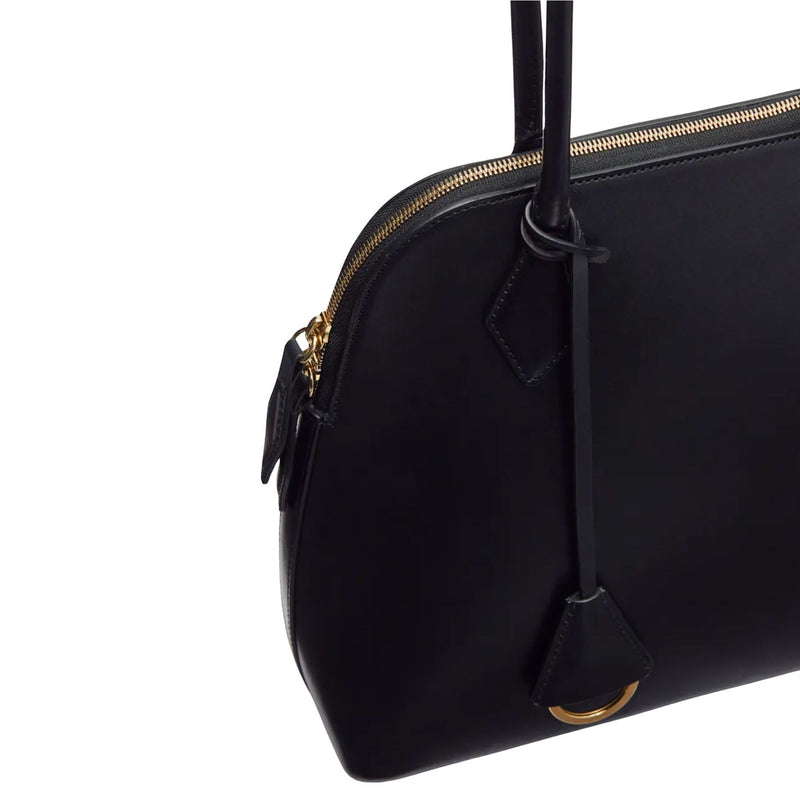 REFORMATION x Camille Rowe Camille Shoulder Bag Black Leather $398 NWT