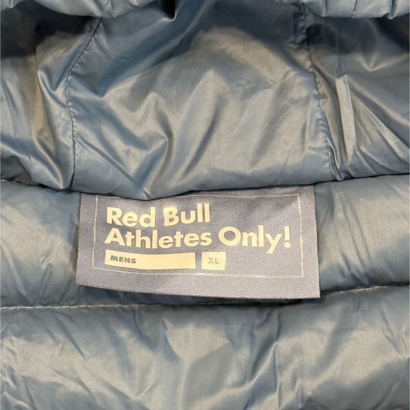 REDBULL Athletes Only 2022 Down Puffer Blue Jacket Like New XL