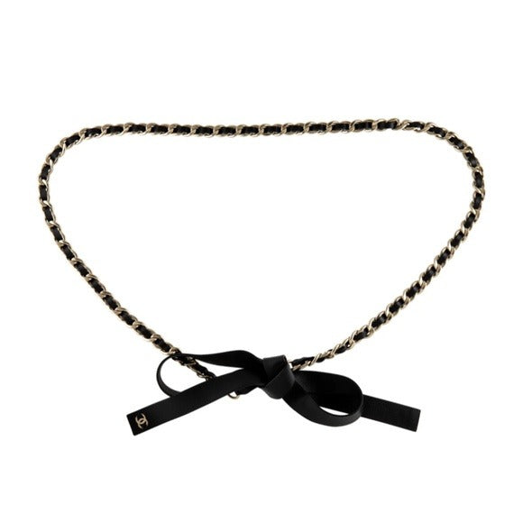 Chanel Resort 2020 Interlocking CC Logo Chain-Link Belt Necklace $1975