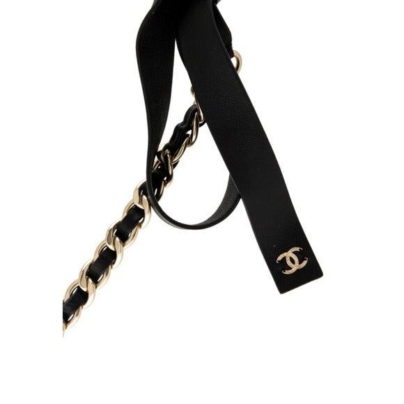 Chanel Resort 2020 Interlocking CC Logo Chain-Link Belt Necklace $1975