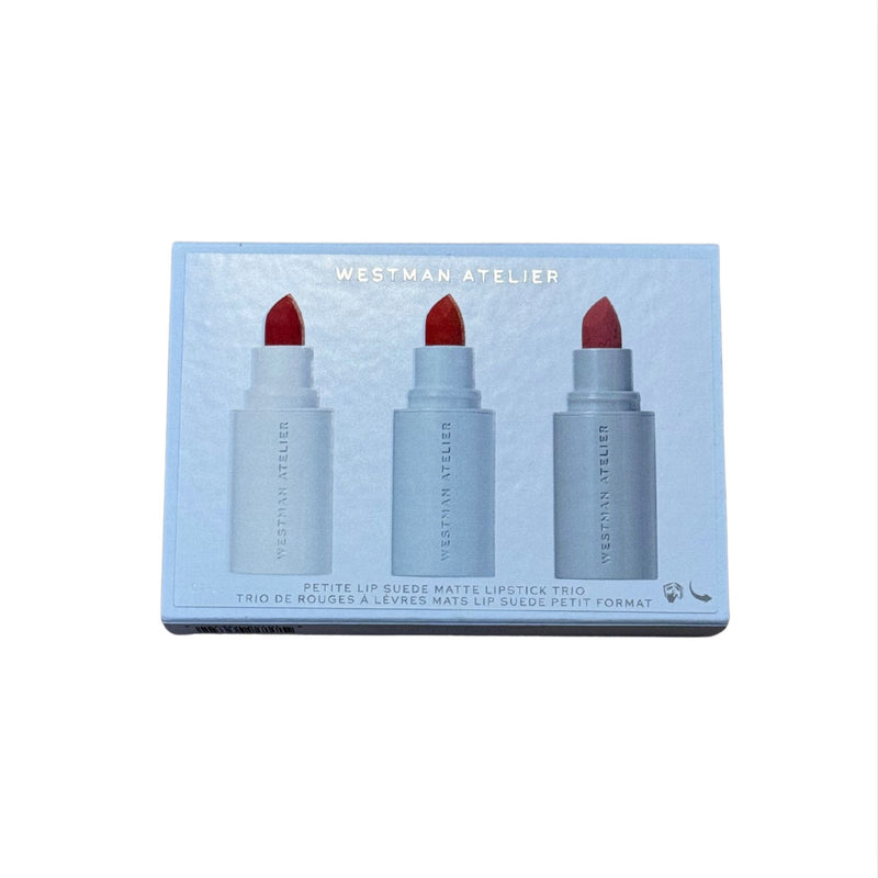 WESTMAN ATELIER Petite Lip Suede Matte Lipstick Trio NEW $60