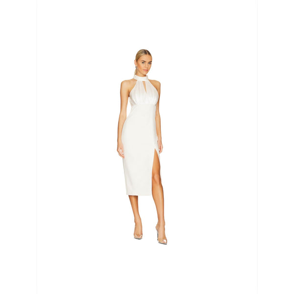 CINQ A SEPT Emerie Dress Ivory White Midi $595 NWT Sz 2