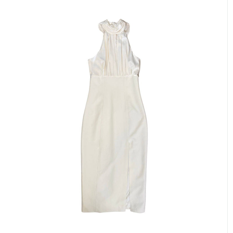 CINQ A SEPT Emerie Dress Ivory White Midi $595 NWT Sz 2