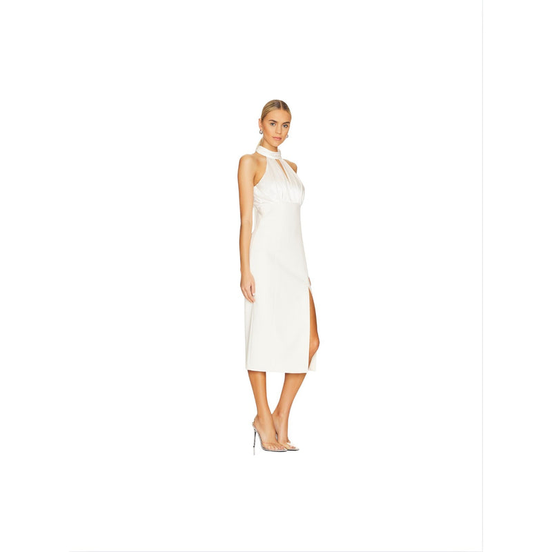 CINQ A SEPT Emerie Dress Ivory White Midi $595 NWT Sz 2