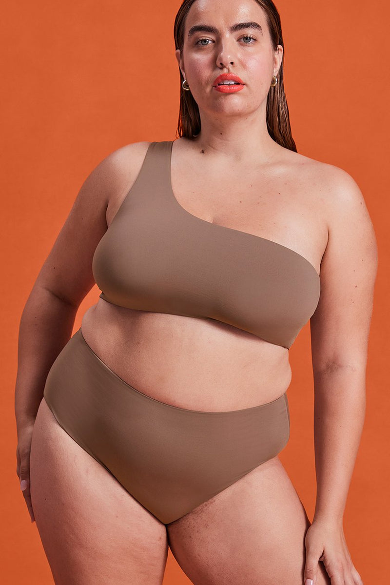 GIRLFRIEND COLLECTIVE Poolside Bikini Bottom in Equator FINAL SALE