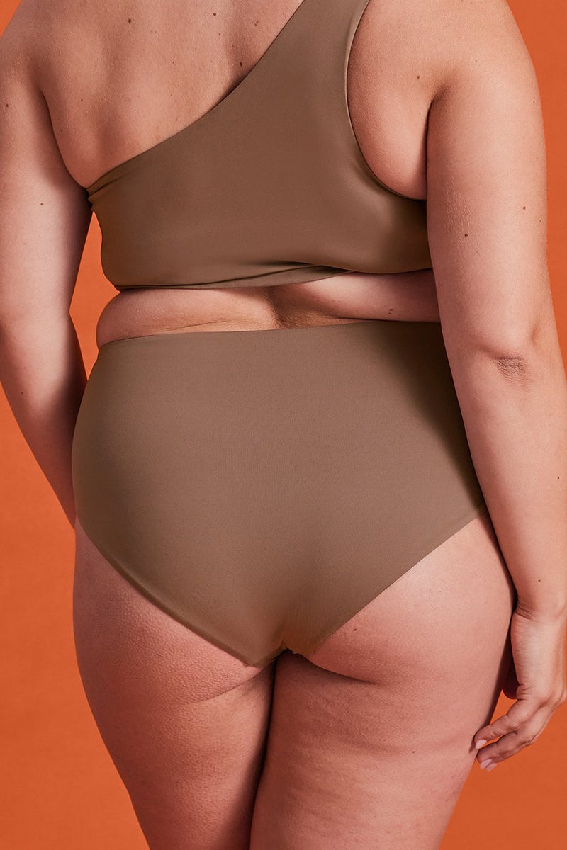 GIRLFRIEND COLLECTIVE Poolside Bikini Bottom in Equator FINAL SALE