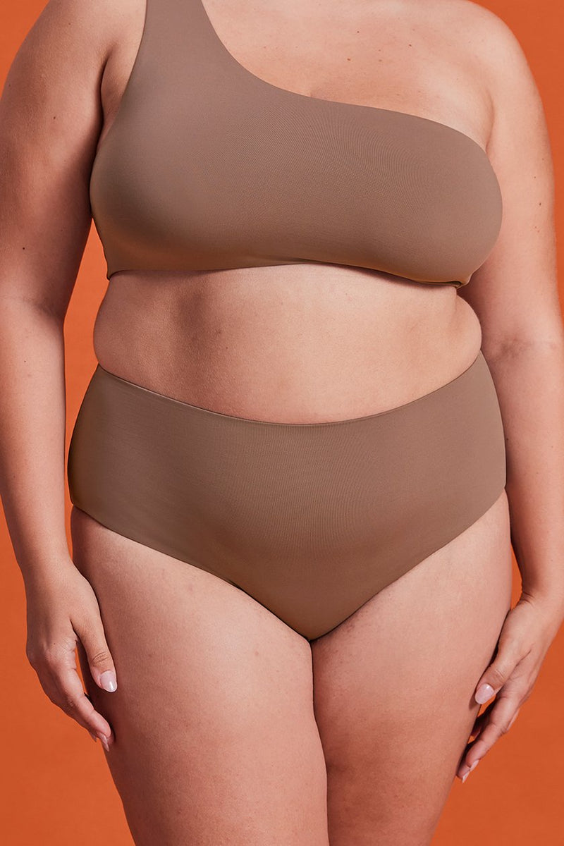 GIRLFRIEND COLLECTIVE Poolside Bikini Bottom in Equator FINAL SALE
