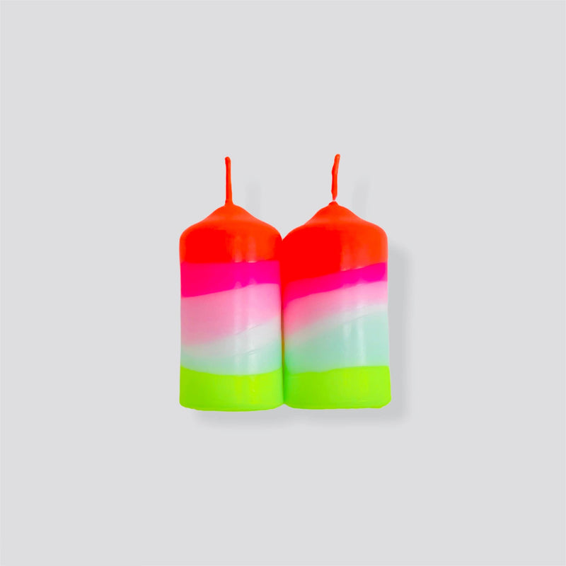 Pink Stories - Dip Dye Neon Lollipop Twins