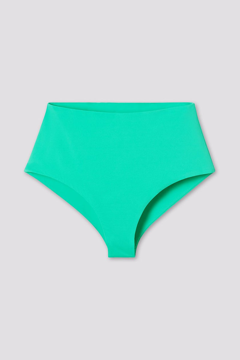 GIRLFRIEND COLLECTIVE Poolside Bikini Bottom in Aqua