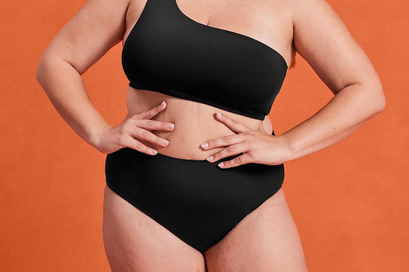 GIRLFRIEND COLLECTIVE Poolside Bikini Bottom in Black FINAL SALE