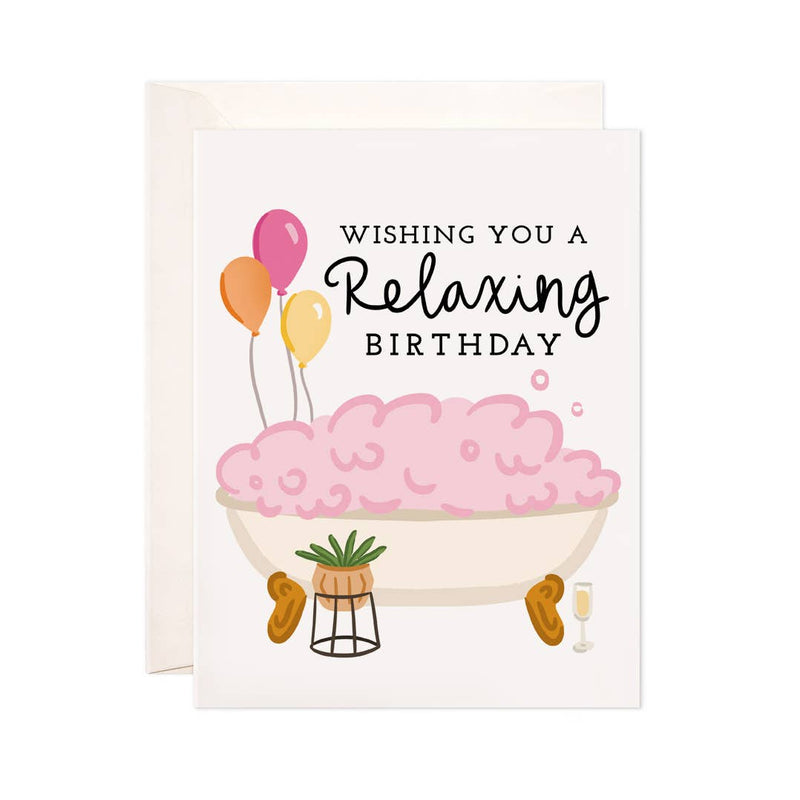 Relaxing Birthday Greeting Card