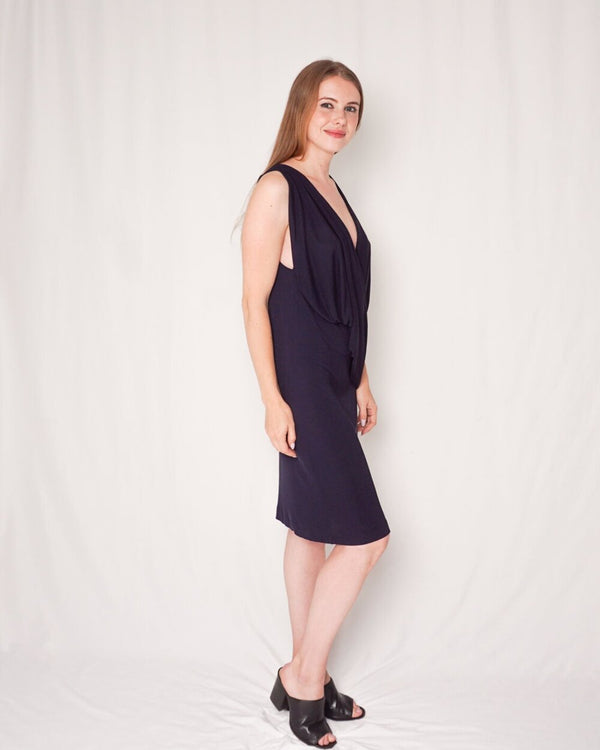 Stella McCarney Draped Jersey Dress (Size 46)