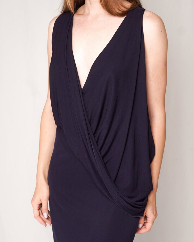 Stella McCarney Draped Jersey Dress (Size 46)