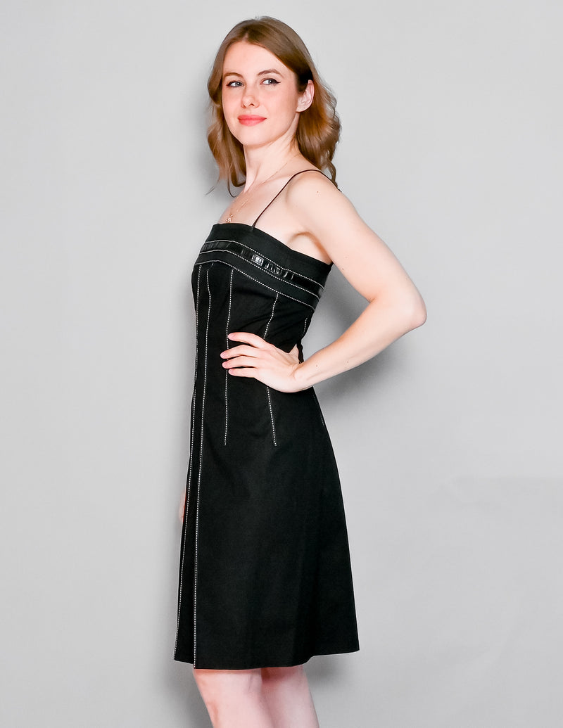 CHARLES-CHANG LIMA Black Vintage Dress NWT (6)