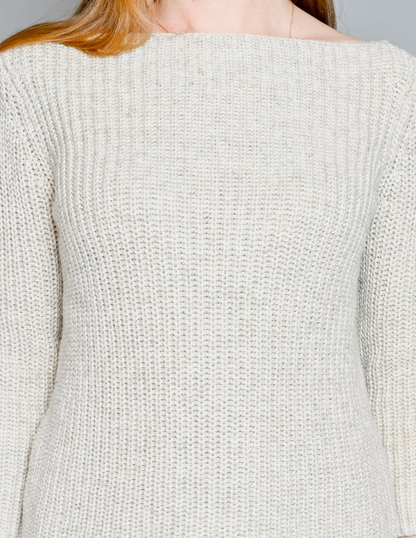 MICHAEL KORS Collection Shaker-Stitch Cotton and Linen Sweater (XS)