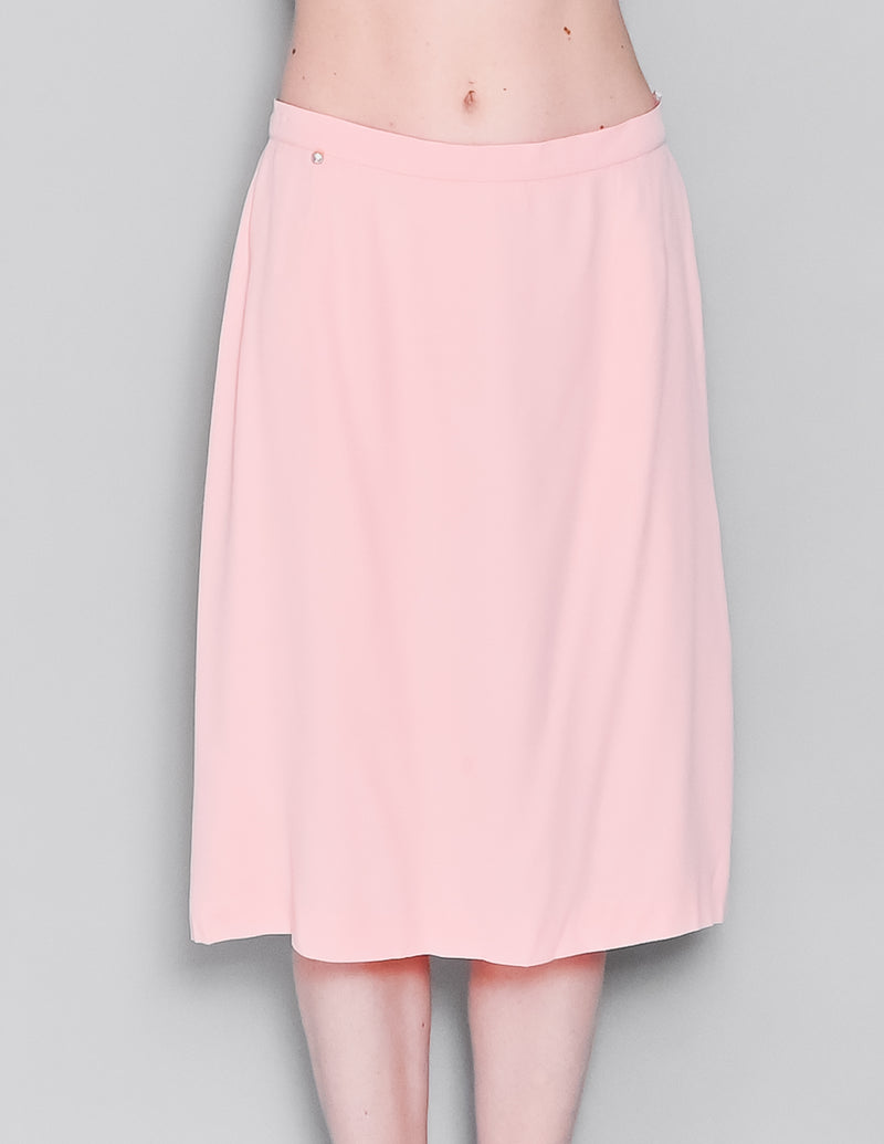 SONIA RYKIEL Vintage Blush Pink Top & Skirt Set (L)